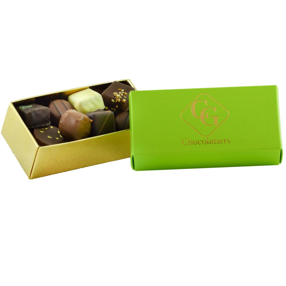 Ballotin de Chocolats Weiss Origine France 125g (Vert)