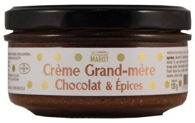 Crème "grand-mère" aux Œufs Chocolats et Epices - Bocal 120g