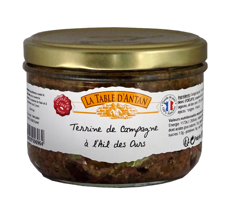 Terrine de campagne à l'ail des ours