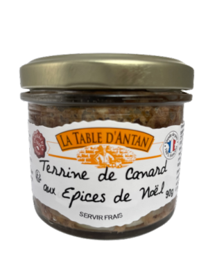 La Terrine de Canard aux Epices de Noël - Bocal 90g  