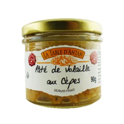 Le Pâté de Volaille aux Cèpes - Bocal 90g