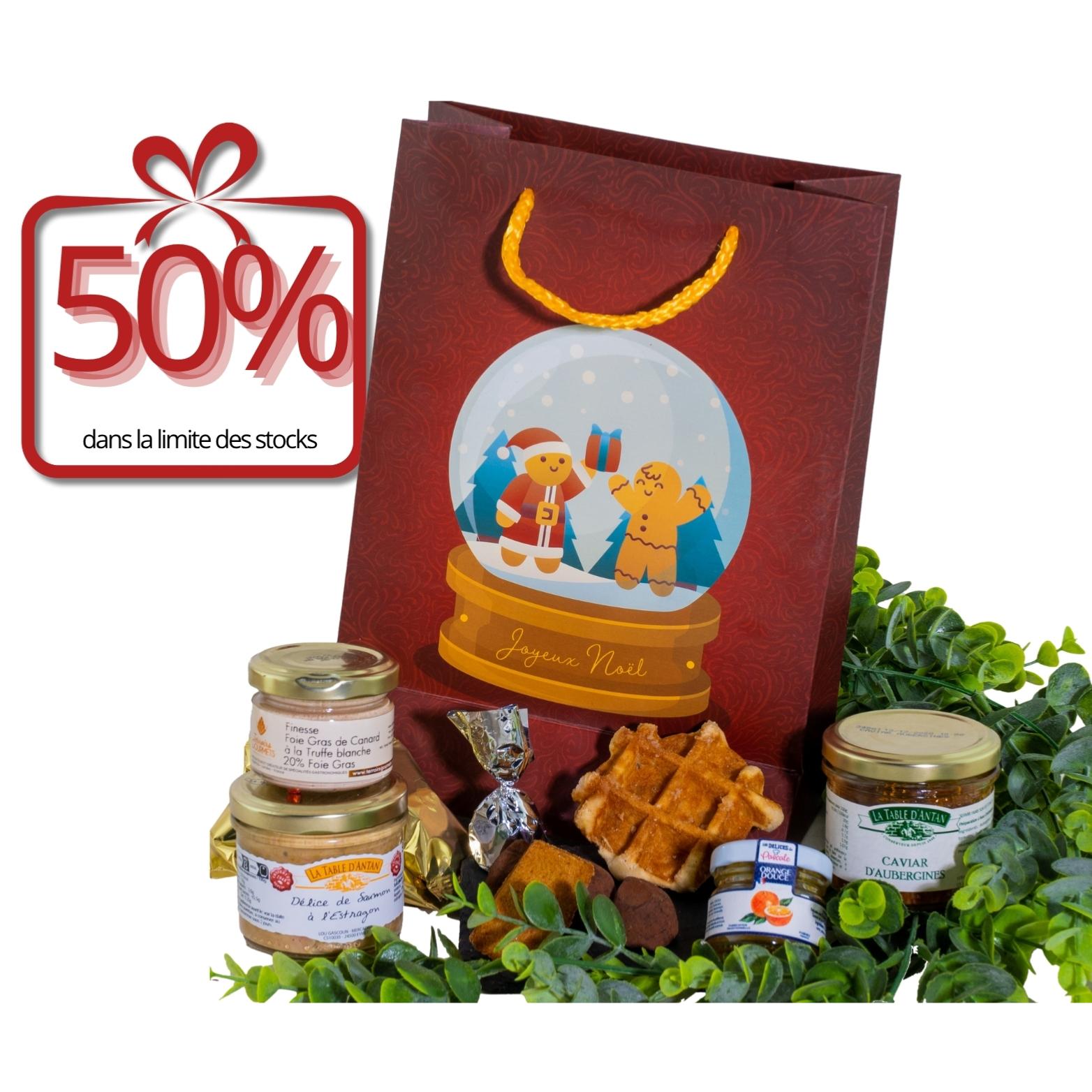 Panier Garni - Coffret  Boule de Neige