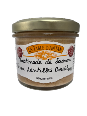 Toastinade de Saumon aux Lentilles Corail - Bocal 90g