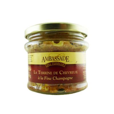 La Terrine de Chevreuil à la Fine Champagne - Bocal 180g