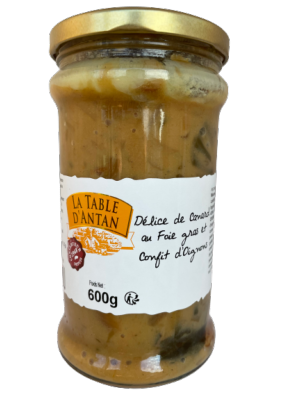 Délice de Canard au Foie Gras et Confit d'Oignons - Bocal 600g 