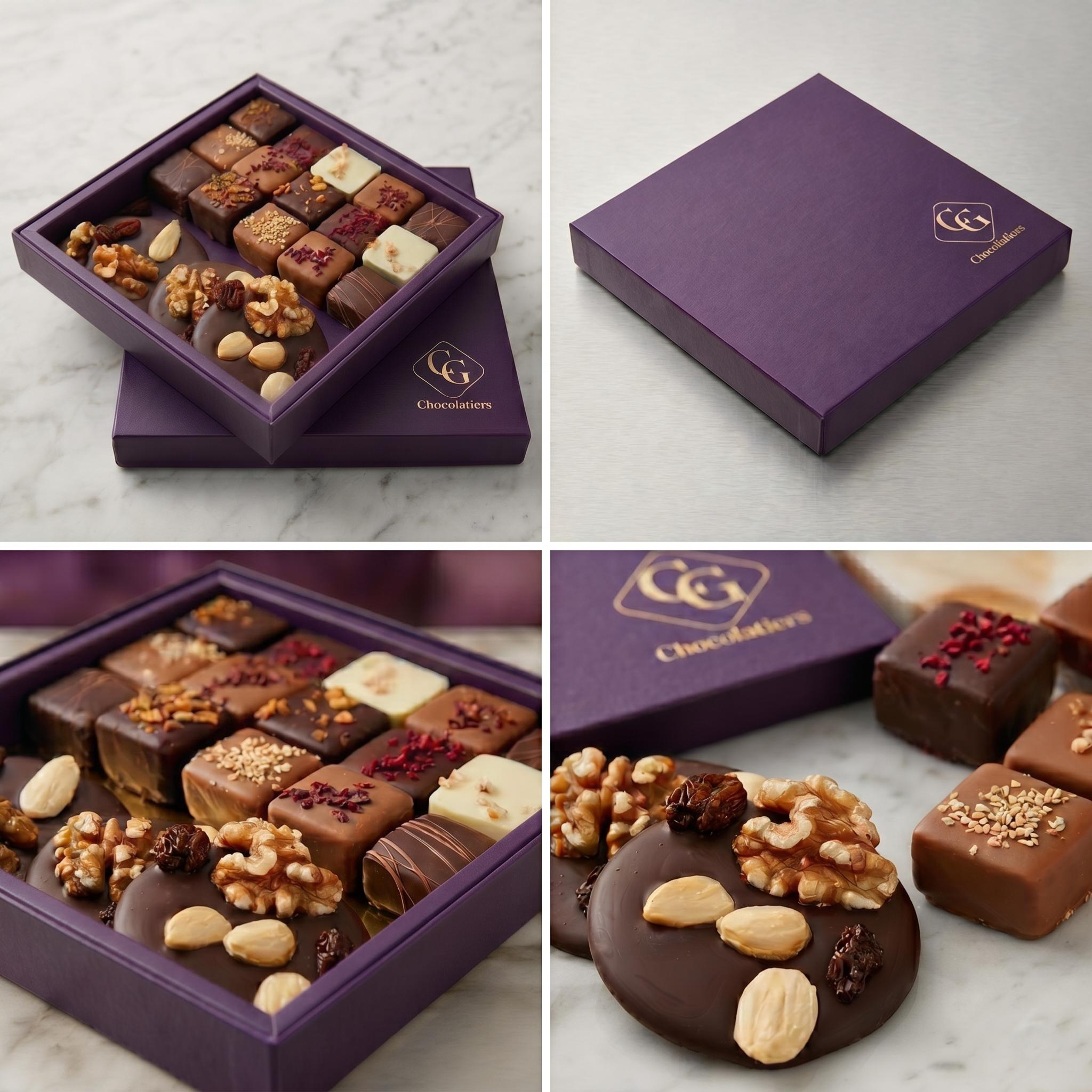  CG Écrin Dégustation 220g - Assortiment de 19 Chocolats 