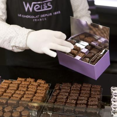 Ballotin de Chocolats Weiss Origine France 125g (Orange)