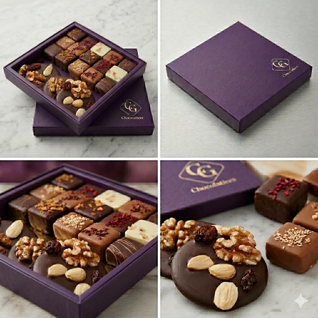  CG Écrin Dégustation 220g - Assortiment de 19 Chocolats 