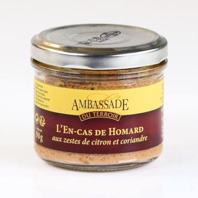 L'En-cas de Homard aux Zestes de Citron et Coriandre - Bocal 90g