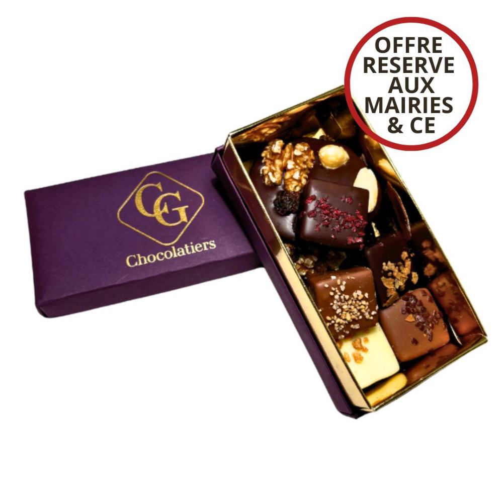 CG Écrin Dégustation 200g - Assortiment de 17 Chocolats 