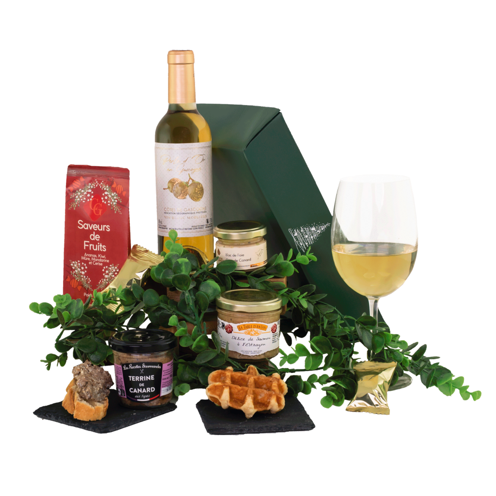 Panier Garni - Corbeille Noël en Gascogne 1 Personne