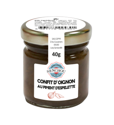 Confit d'Oignon au Piment d'Espelette - Verrine 40g