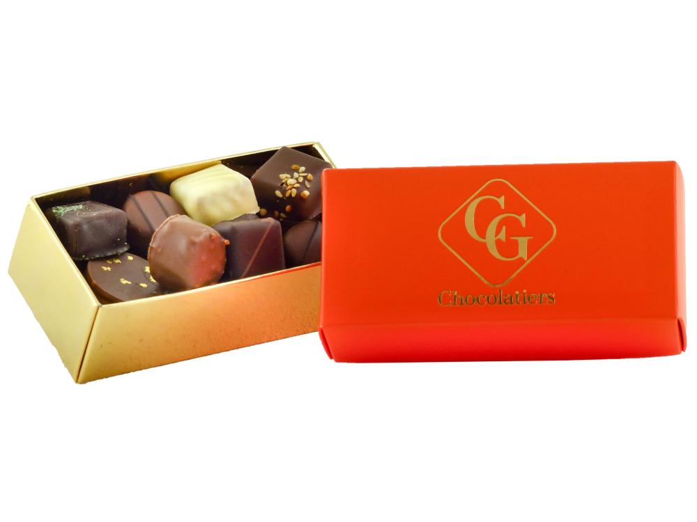 Ballotin de Chocolats Weiss Origine France  250g (Orange)