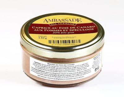 Le Caprice au Foie de Canard Pommes et Spéculoos - Bocal 130g