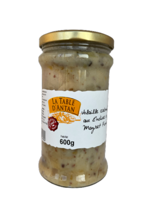 Volaille Crémée aux Endives et Magret Fumé - Bocal 600g