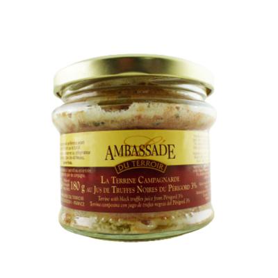 La Terrine Campagnarde Jus de Truffes du Périgord - Bocal 180g