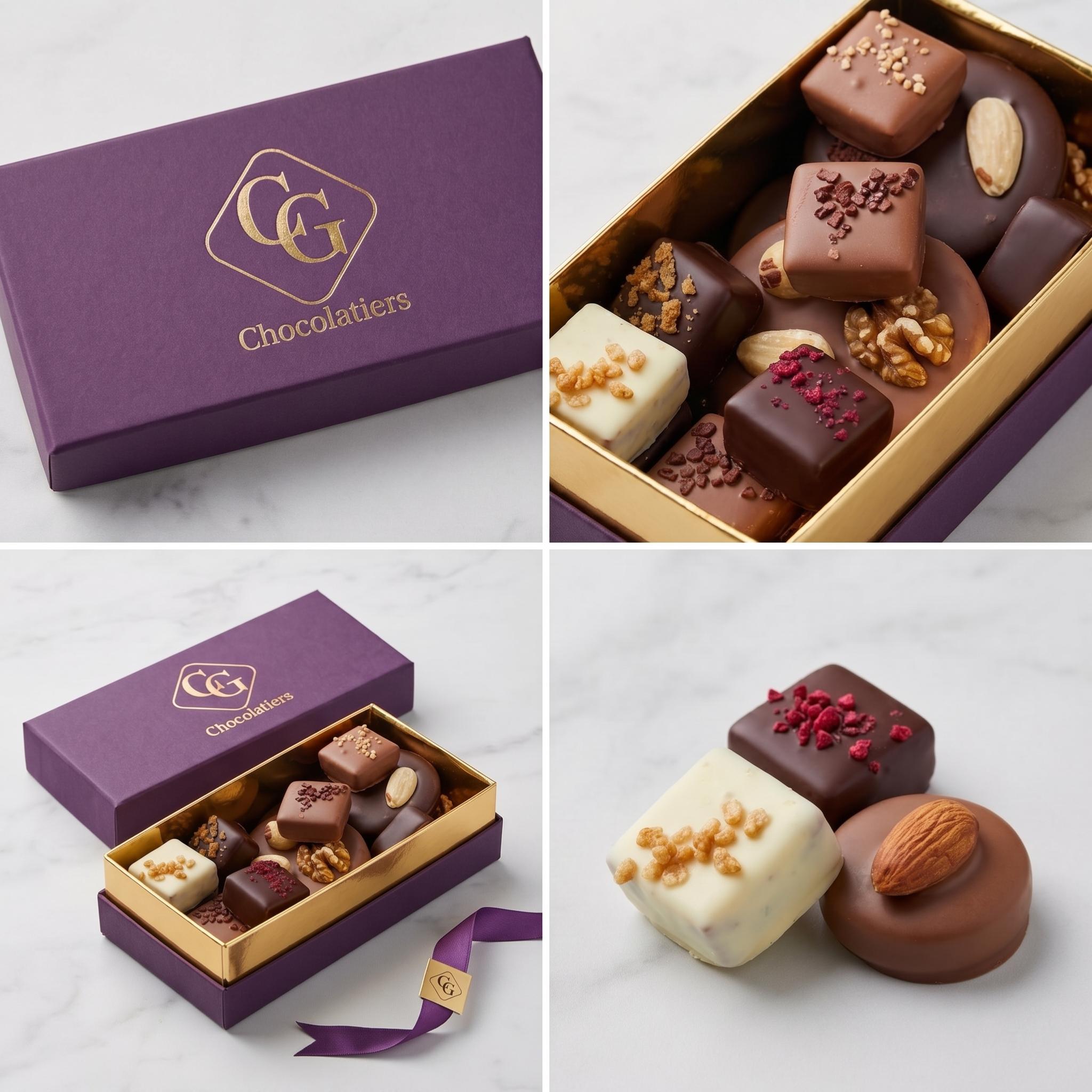 CG Écrin Prestige 200g - Assortiment de 17 Chocolats 