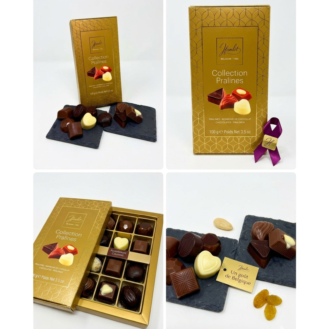 Ballotin de Chocolats Belges 100g 