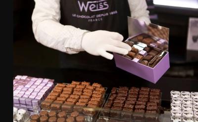 Ballotin de Chocolats Français Weiss 250g