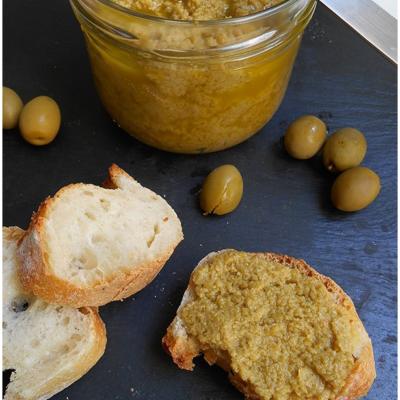 Toastinade d'Olives Vertes aux Citrons Confits - Bocal 100g