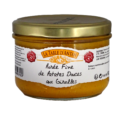 Purée Fine de Patates Douces aux Girolles - Bocal 90g