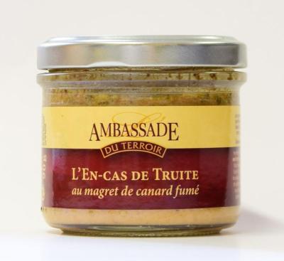 L'En-cas de Truite au Magret de Canard Fumé - Bocal 90g